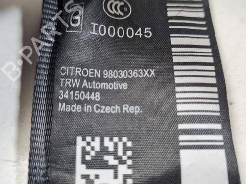 Front left seatbelt CITROËN C3 II (SC_) 1.0 VTi 68 | BP37628819I26 - Image 4