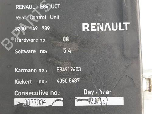 Sunroof engine RENAULT MEGANE II Coupé-Cabriolet (EM0/1_) 1.9 dCi | BP10553375M60 