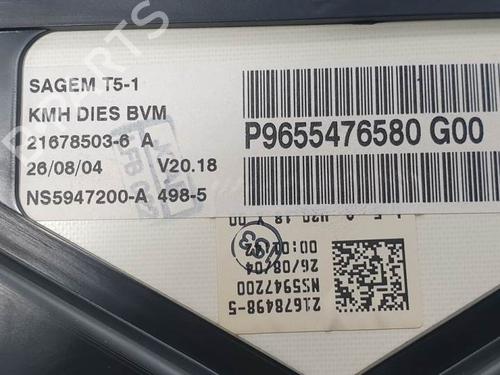 Instrument cluster PEUGEOT 307 Break (3E) 1.6 HDi 110 | BP13312155C47 