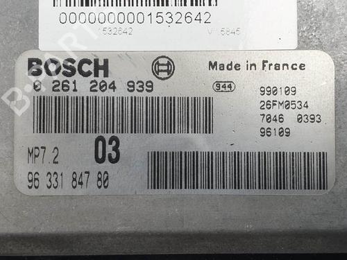 Engine control unit (ECU) CITROËN XSARA Coupe (N0) 1.6 i | BP24990612M57 - Image 6