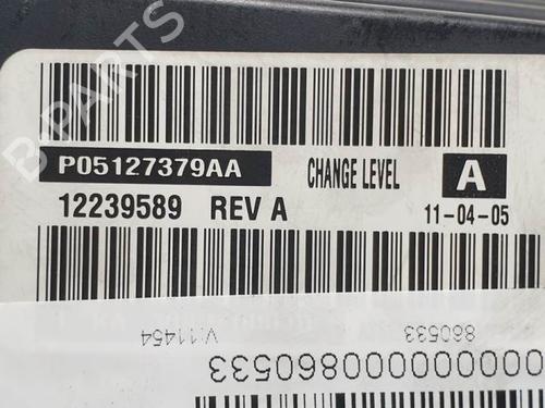 AC Styreenhet / Manøvreringsenhet CHRYSLER VOYAGER IV (RG, RS) 2.8 CRD | BP12394207I5 