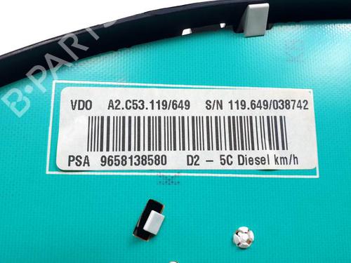 Instrument cluster PEUGEOT 407 (6D_) 1.6 HDi 110 (6D9HZC, 6D9HYC) | BP29149488C47 