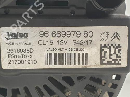 Alternator PEUGEOT 308 CC (4B_) 1.6 16V | BP24947188M7 