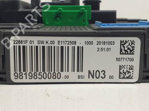 Fuse box PEUGEOT 2008 I (CU_) 1.2 PureTech 82 | BP29554357E1 