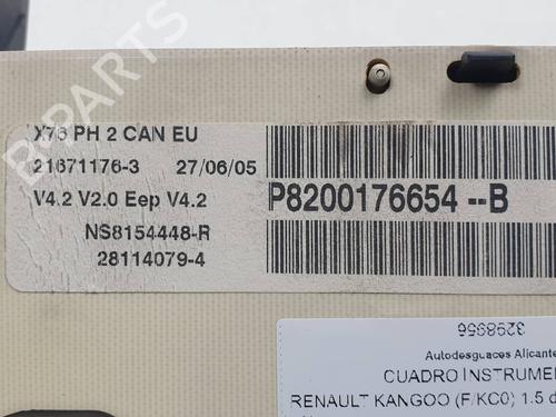 Instrument cluster RENAULT KANGOO (KC0/1_) 1.5 dCi (KC07) | BP30896361C47  - Image 5