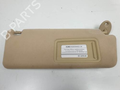 Used Left sun visor LEXUS GS (_S19_) 300 (GRS190_, GRS190R) (249 hp) 11414443