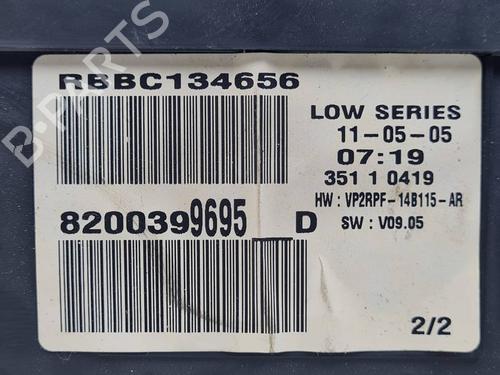 Instrument cluster RENAULT MEGANE II Coupé-Cabriolet (EM0/1_) 1.9 dCi | BP29554220C47 