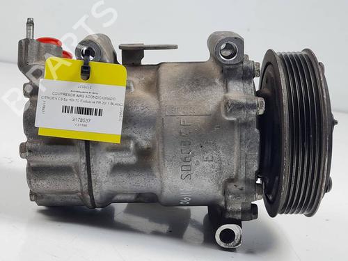 AC compressor CITROËN C3 II (SC_) 1.4 HDi 70 (SC8HZC, SC8HR0, SC8HP4) | BP29382314M34 