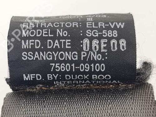 Rear left seatbelt SSANGYONG KYRON 2.0 Xdi | BP7157585I29 