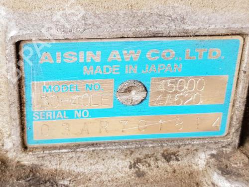 Gearbox KIA SORENTO I (JC) 2.5 CRDi 4WD | BP15008097M3 