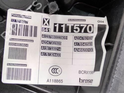 Rear right window mechanism MERCEDES-BENZ GLA-CLASS (X156) GLA 220 d 4-matic (156.905) | BP7555469C25 