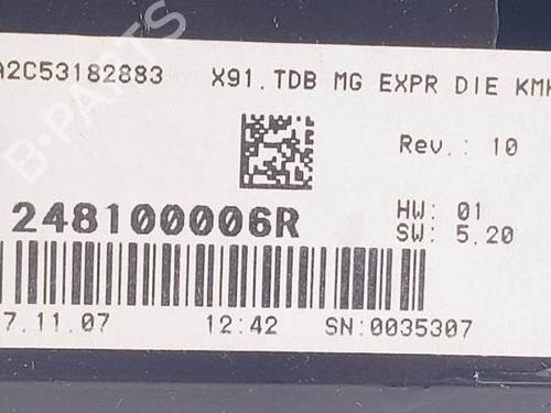 Instrument cluster RENAULT LAGUNA III (BT0/1) 2.0 dCi (BT07, BT0J, BT14, BT1A, BT1S) | BP18023089C47 