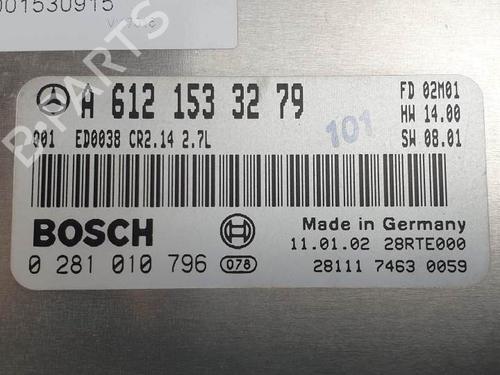 Engine control unit (ECU) MERCEDES-BENZ M-CLASS (W163) ML 270 CDI (163.113) | BP24914809M57 