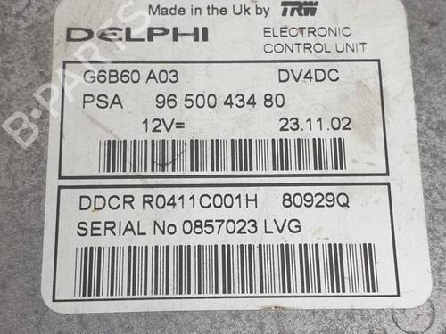 Engine control unit (ECU) CITROËN C3 I (FC_, FN_) 1.4 16V HDi | BP30049780M57 