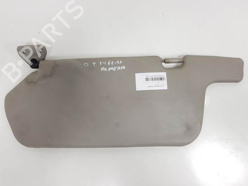Used Left sun visor Left sun visor NISSAN ALMERA I (N15) 2.0 D (75 hp) 8654548 8654548