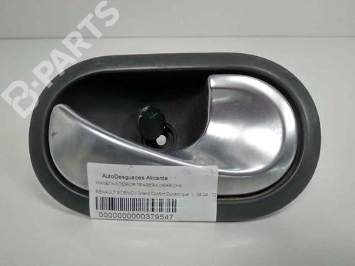 Used Rear right interior door handle Rear right interior door handle RENAULT GRAND SCÉNIC II (JM0/1_) 1.5 dCi (JM1E) (106 hp) 7844553 7844553