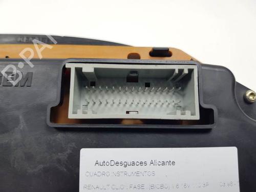 Instrument cluster RENAULT CLIO II (BB_, CB_) 1.6 16V (BB01, BB0H, BB0T, BB14, BB1D, BB1R, BB2KL, BB3G... | BP25117325C47 