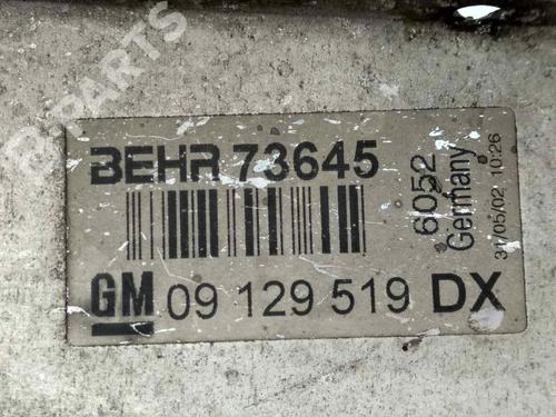 Intercooler OPEL ZAFIRA A MPV (T98) 2.0 DTI 16V (F75) | BP7461809M30 