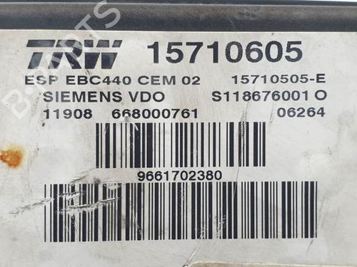 ABS pump PEUGEOT 407 (6D_) 1.6 HDi 110 (6D9HZC, 6D9HYC) | BP29247970M43 
