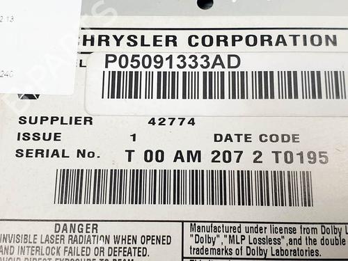 Radio JEEP COMPASS (MK49) 2.2 CRD | BP25121151E6 - Image 5