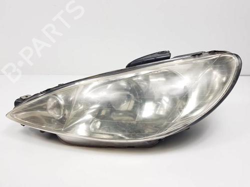 Used Left headlight PEUGEOT 206 CC (2D) 1.6 16V (2DNFUF, 2DNFUR) (109 hp) 25116839