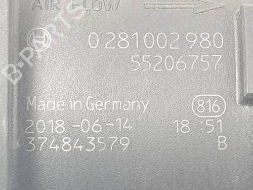 Mass air flow sensor CHEVROLET EPICA (KL1_) 2.0 D | BP30762851M95