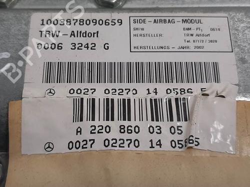 Electronic module MERCEDES-BENZ S-CLASS (W220) S 320 CDI (220.025, 220.125) | BP6846668M83 