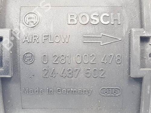 Mass air flow sensor OPEL ZAFIRA A MPV (T98) 2.0 DTI 16V (F75) | BP12387582M95 