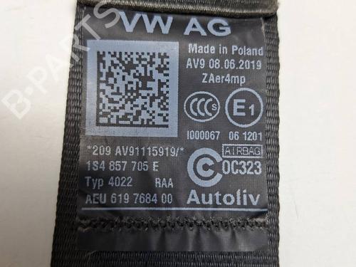 Front left seatbelt SKODA CITIGO (NF1) 1.0 | BP40177115I26 - Image 3