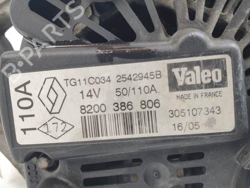 Alternator RENAULT MEGANE II (BM0/1_, CM0/1_) 1.5 dCi (BM02, BM13, BM2A, CM02, CM13) | BP24499443M7 