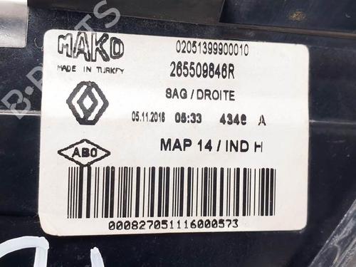 Right taillight RENAULT CLIO IV (BH_) 1.5 dCi 75 | BP25121636C35 