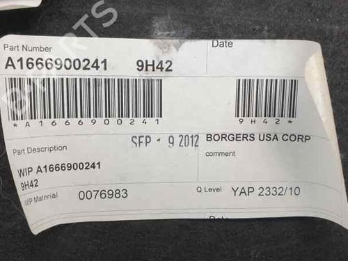 Boot lining MERCEDES-BENZ M-CLASS (W166) ML 350 BlueTEC 4-matic (166.024, 166.023) | BP24929423I3 - Image 3