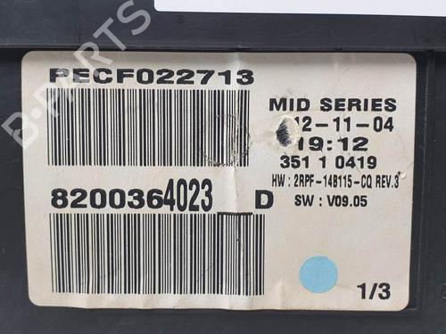Instrument cluster RENAULT MEGANE II (BM0/1_, CM0/1_) 1.4 16V (BM0B, CM0B) | BP25138677C47 