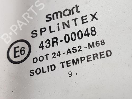 Front left quarter glass SMART CITY-COUPE (450) 0.8 CDI (S1CLC1, 450.300, 450.301, 450.302, 450.303,... | BP13958629C111 