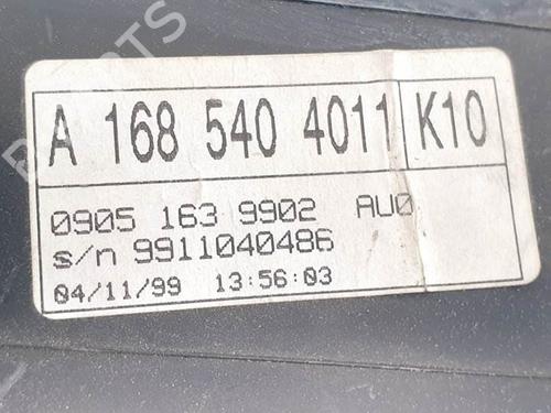 Instrument cluster MERCEDES-BENZ A-CLASS (W168) A 160 (168.033, 168.133) | BP16680334C47 