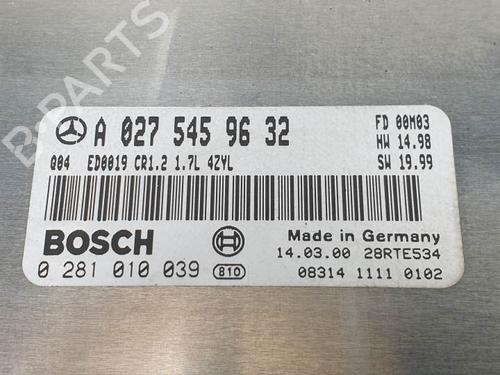 Engine control unit (ECU) MERCEDES-BENZ A-CLASS (W168) A 170 CDI (168.008) | BP11172269M57 