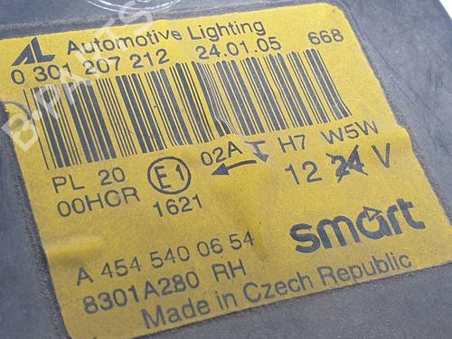 Right headlight SMART FORFOUR (454) 1.5 CDI (454.001) | BP37168644C29 - Image 3