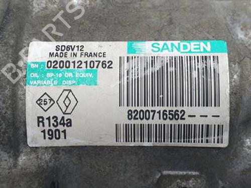 AC compressor RENAULT CLIO II (BB_, CB_) 1.5 dCi (B/CB07) | BP30525115M34