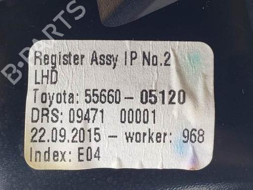 Air vent TOYOTA AVENSIS Saloon (_T27_) 1.8 VVT-i (ZRT271_, ZRT271R) | BP29274956I21 