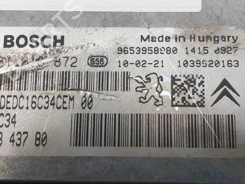 Engine control unit (ECU) CITROËN C3 II (SC_) 1.6 HDi 90 | BP29245521M57 