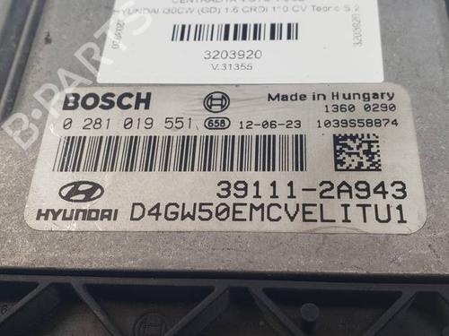 Engine control unit (ECU) HYUNDAI i30 Estate (GD) 1.6 CRDi | BP29624469M57 