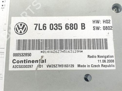 Radio VW TOUAREG (7LA, 7L6, 7L7) 3.0 V6 TDI | BP28027010E6 