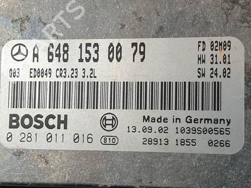 Engine control unit (ECU) MERCEDES-BENZ S-CLASS (W220) S 320 CDI (220.025, 220.125) | BP26448515M57 