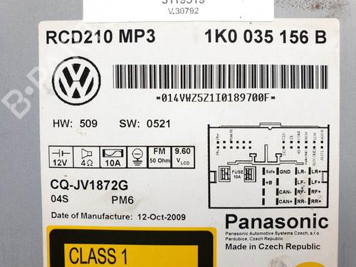 Radio VW GOLF VI (5K1) 1.6 TDI | BP26728043E6 - Image 4