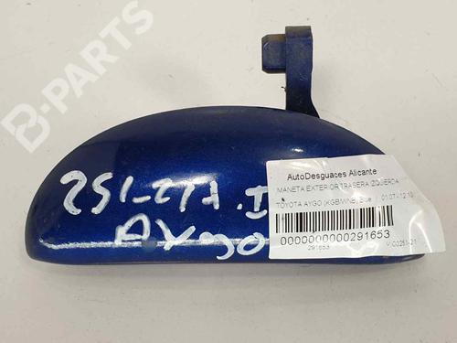 Used Rear left exterior door handle Rear left exterior door handle TOYOTA AYGO (_B1_) 1.0 (KGB10_, KGB10R) (68 hp) 7002564 7002564