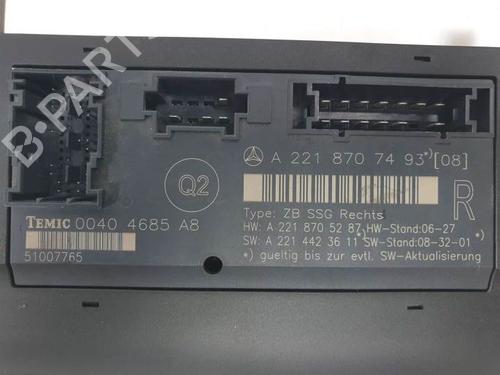 Electronic module MERCEDES-BENZ S-CLASS (W221, V221) S 350 BlueTec (221.026, 221.126) | BP11349445M83 