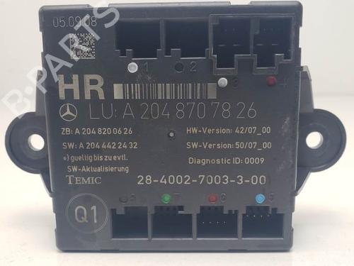 Used Electronic module MERCEDES-BENZ C-CLASS (W204) C 220 CDI (204.008) (170 hp) 25453750