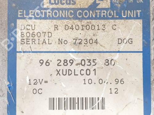Engine control unit (ECU) CITROËN EVASION MPV (22, U6) 2.1 TD | BP17327477M57 