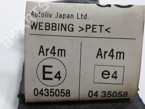 Rear left seatbelt MITSUBISHI OUTLANDER II (CW_W) 2.2 DI-D 4WD | BP6891768I29 