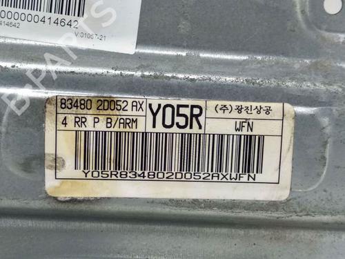 Rear right window mechanism HYUNDAI ELANTRA III Saloon (XD) 2.0 CRDi | BP8322555C25 
